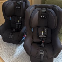 2x Pair of Nuna Rava Convertible Car Seats