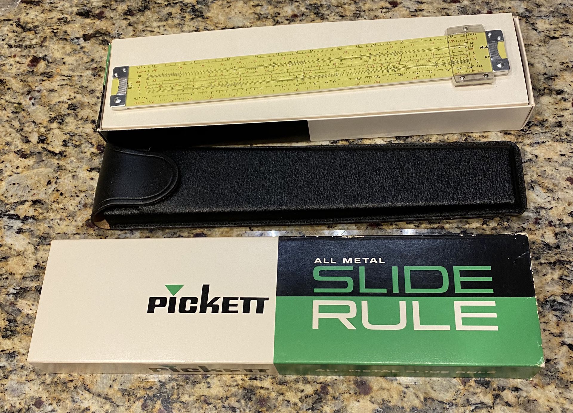 (2) Pickett All Metal Slide Rules made in 1953