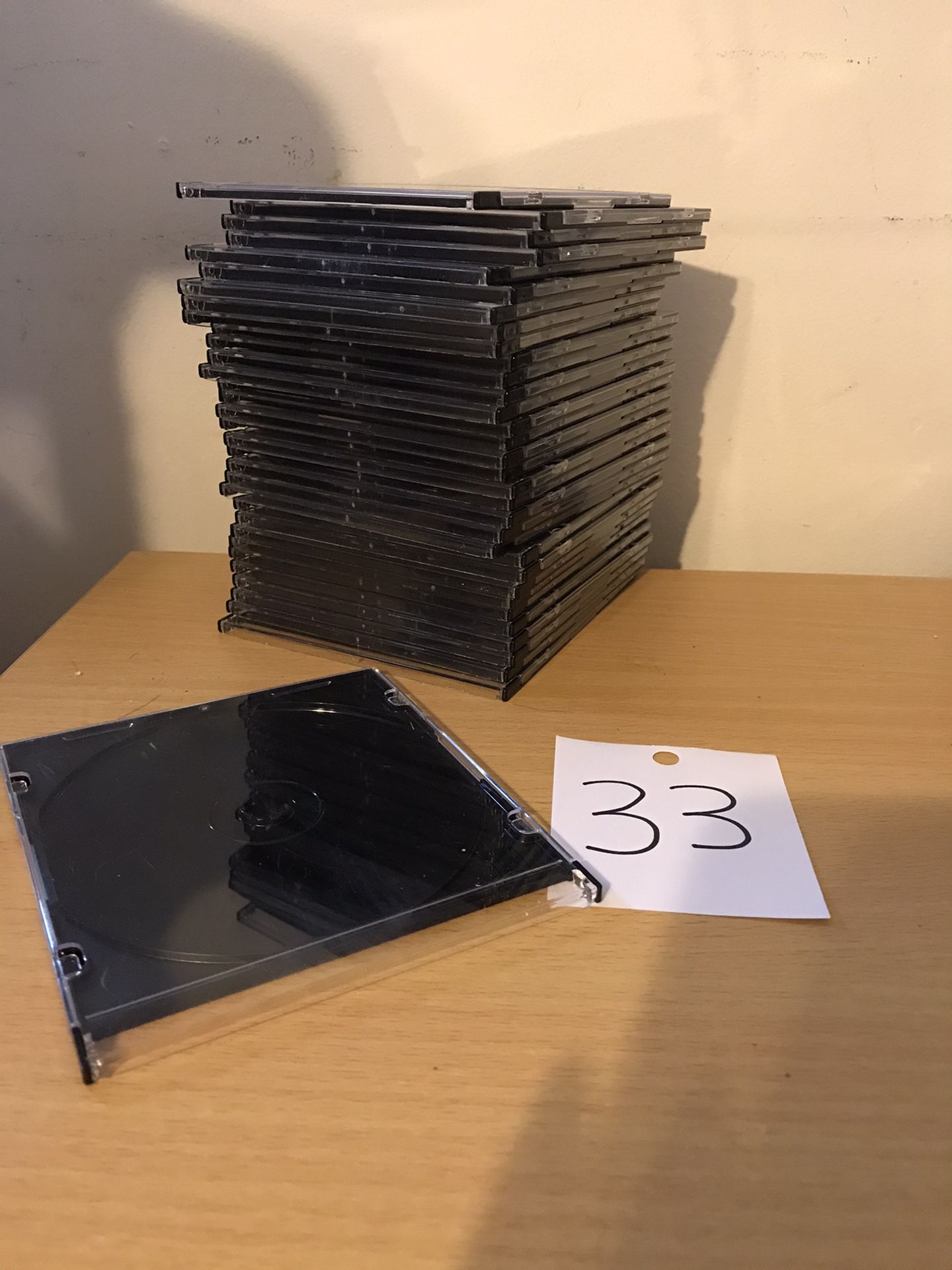 Empty slim jewel cd /dvd cases