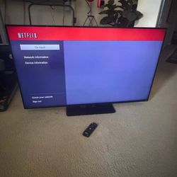Vizio 55in Smart Tv W/Remote