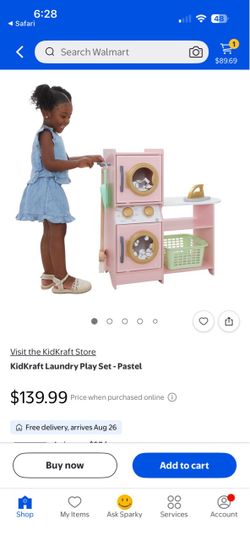 Kids Kraft laundry play set
