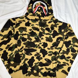 Bape Yellow Camo Hoodie 