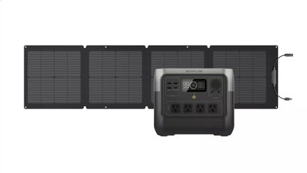 EcoFlow Solar Generator RIVER 2 Pro 768Wh+110W Solar Panel Certified Refurbished