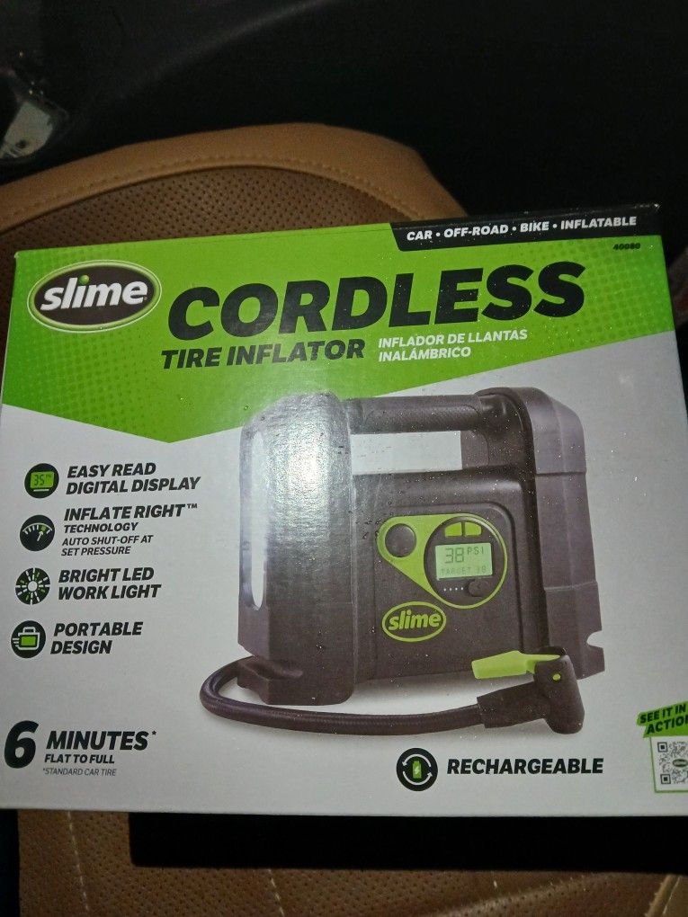 Slime Digital Cordless Tire Pump