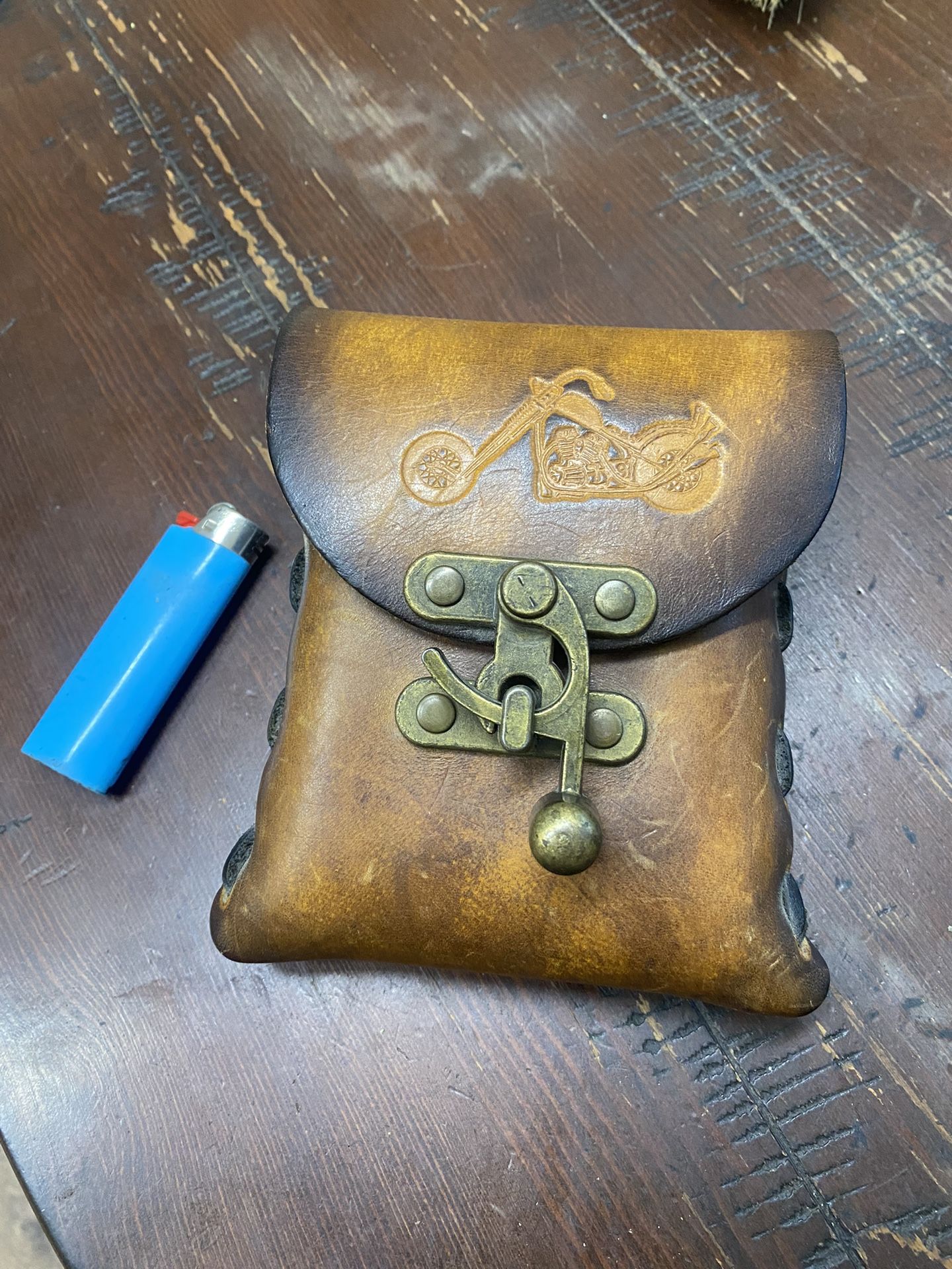 harley davidson tobacco pouch Harley Davidson Leather Cigarette/Tobacco Pouch for Sale in Oak Glen, CA