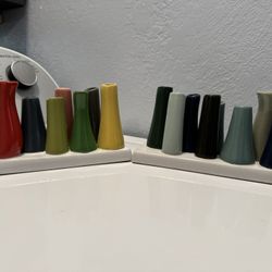 2 POOLEY modern Vases For Bud Flowers