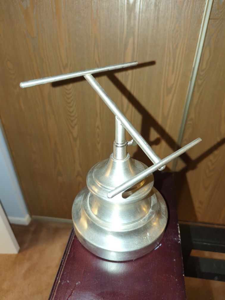 Silver Brushed Nickel Book Stands