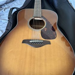 Acoustic Yamaha guitar
