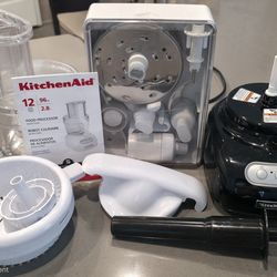 KITCHENAID 12 CUP ULTRA WIDE MOUTH FOOD PROCESSOR KFPW760OB ONYX BLACK NEW NO BOX