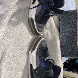 Nike Air Jordan Spizike "Concord" sneaker in a black, dark concord, and white colorway