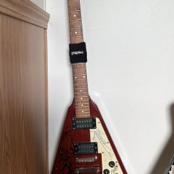 Staggs Flying V Guitar 