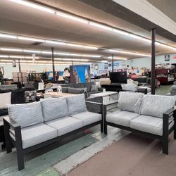 🚛Flash Deal🚛Deep Seat Outdoor Aluminum Patio Sofa And Loveseat $499, Delivery Available 