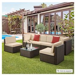 Brand New 7 Pieces Patio Sofa Set. Black Friday Deal! 