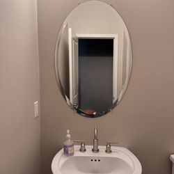 Bathroom vanity mirror