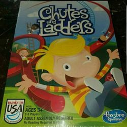 New Chutes and Ladders Kid's Board Game