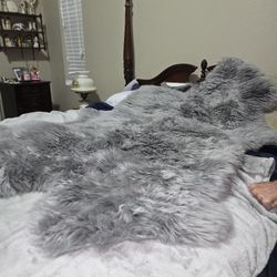 Genuine Sheepskin, Grey