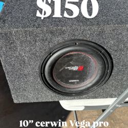 10” Cerwin Vega Pro