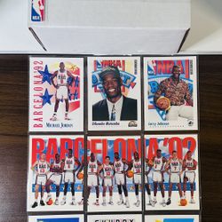 1991-92 Skybox NBA Series 2 Complete Set #351-659 JORDAN 5x Barcelona USA NM+