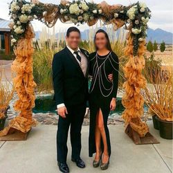 Gold tone BCBG Body Chain