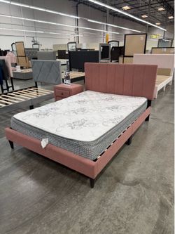 Full bed frame with MATRESS