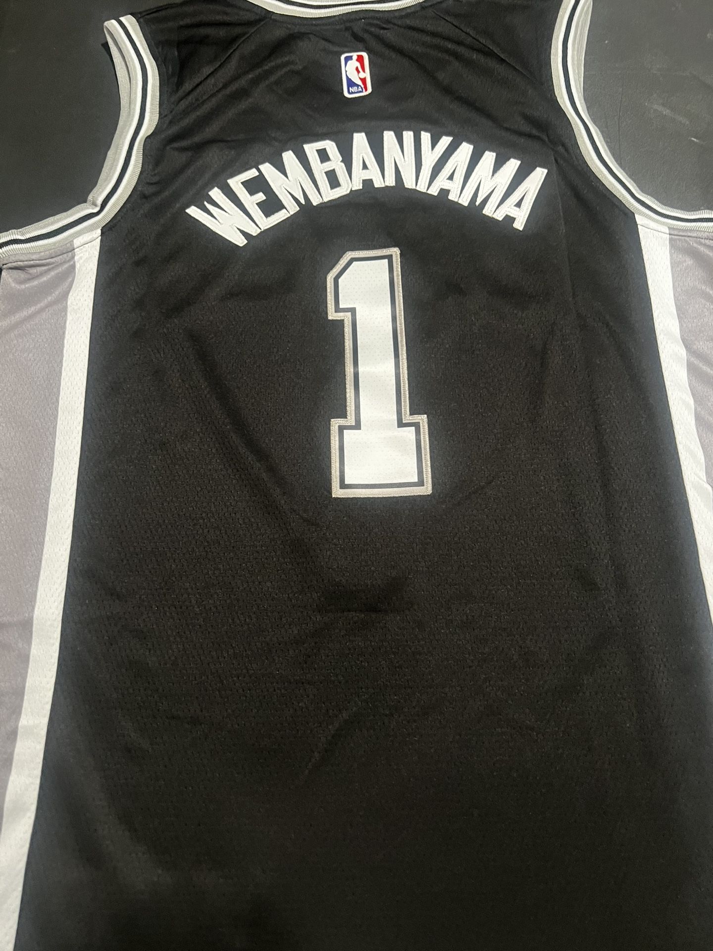 Spurs #1 Wembanyama Jerseys. New