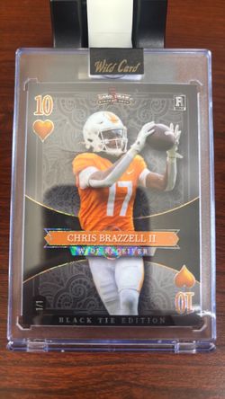 Chris Brazzell II Wild Card 1/1 Black Tie Edition RC