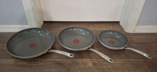 T-FAL 3pcs ceramic non stick pan