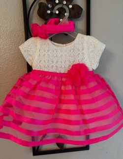 Baby Girl Dress Set Size 3-6 Months