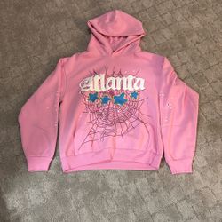 Atlanta Spider Pink Hoodie Size Medium 