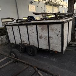 TRAILER HOMEMADE  6x12 DOUBLE AXLE