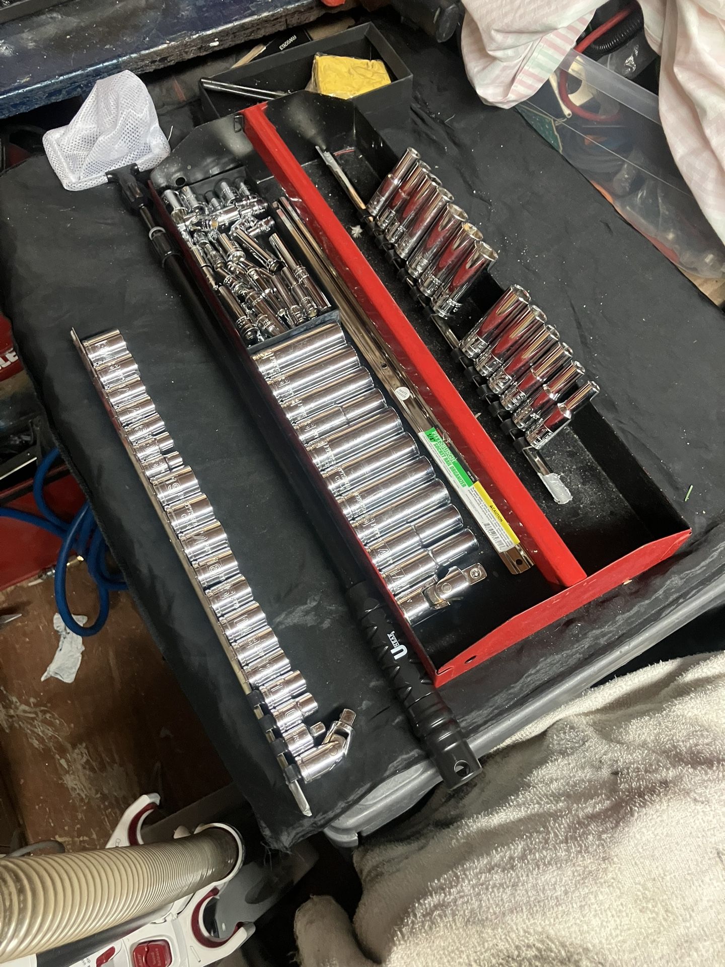 1/4 - 3/8 - 1/2 Inch Sockets, 1/4 - 3/8 - 1/2 Deep Sockets