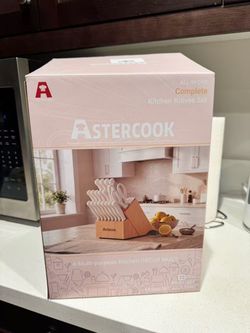 Astercook 22-Piece Kitchen Knife Set