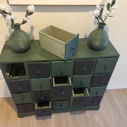 Storage Decor With Artwork