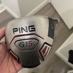 Ping G15 9* driver head only