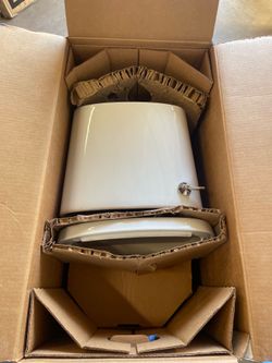 Joist 2-Piece Complete Solution 1.28 GPF Single Flush Elongated Toilet in White (Seat Included)