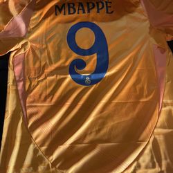Real Madrid #9 Mbappe Jersey