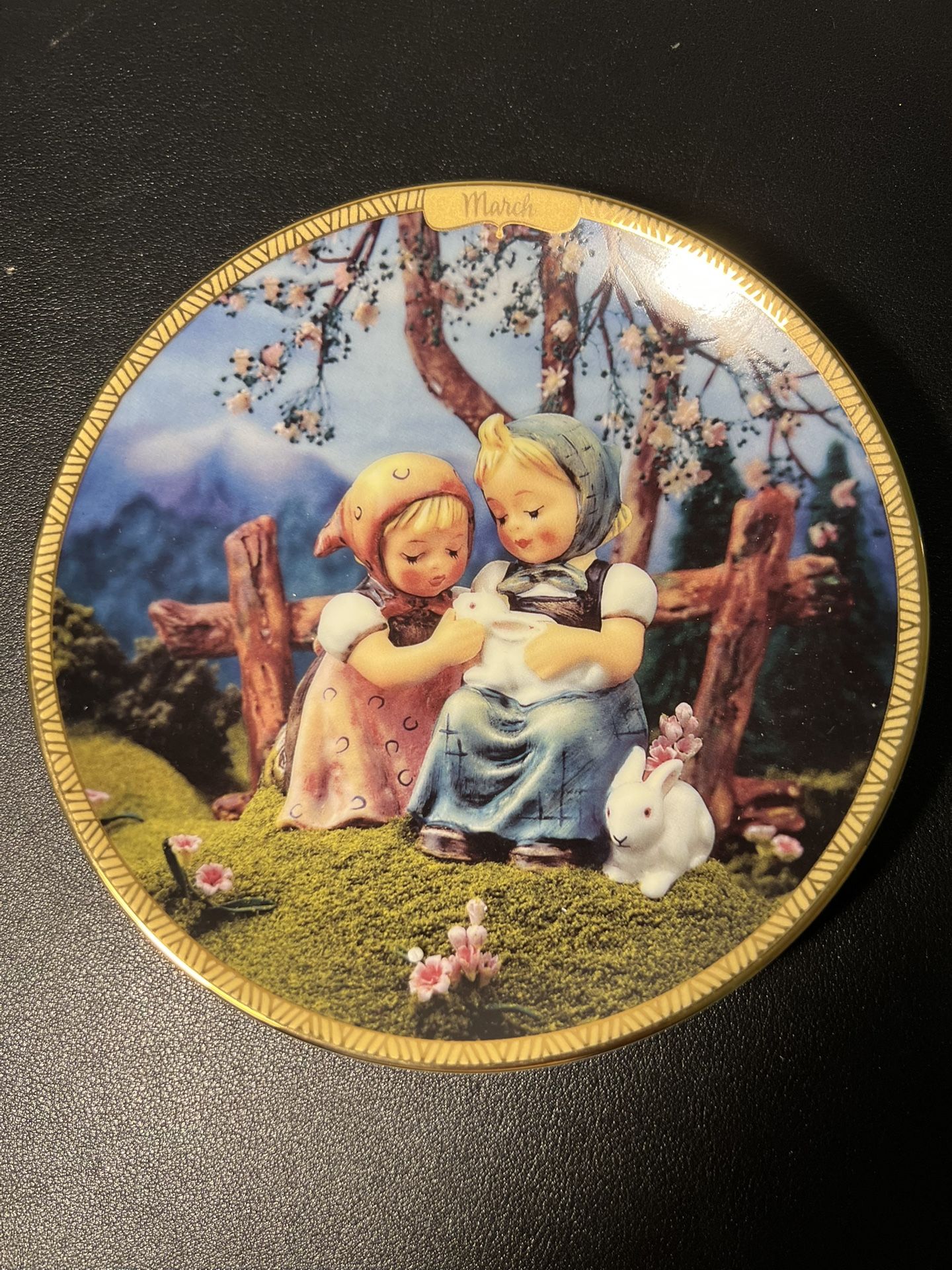 The Bradford Exchange 1999 Hummel Season Of Joy March Perpetual Calendar NIB 5.75”