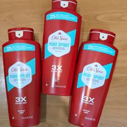 Old Spice Body Wash  All 3 For $15