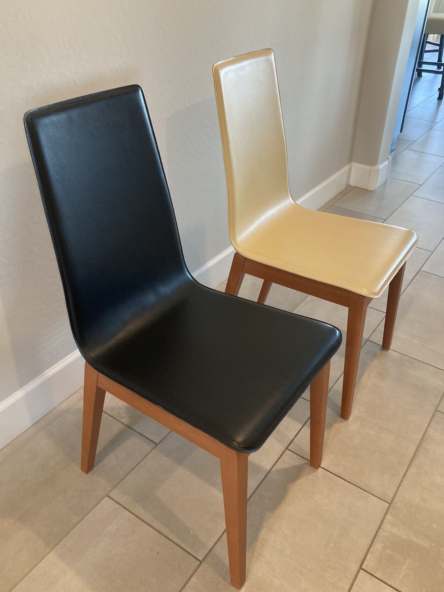 Leather Dining room Chairs