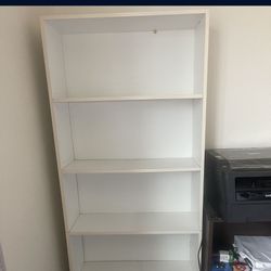 White Bookshelf
