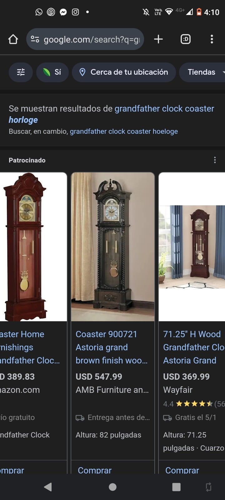 Antique Grandfather Clock