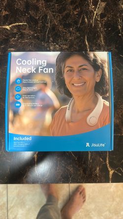 JisuLife Cooling Neck Fan (white)-New In Box