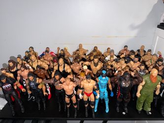 Large Lot of WWE Action Figures