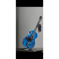 23"H Metal Guitar Sculpture