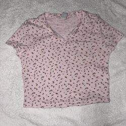 Pink Floral Shirt