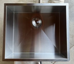 25x22x9.  Under Mount Kitchen Sink In Stainless Steel 