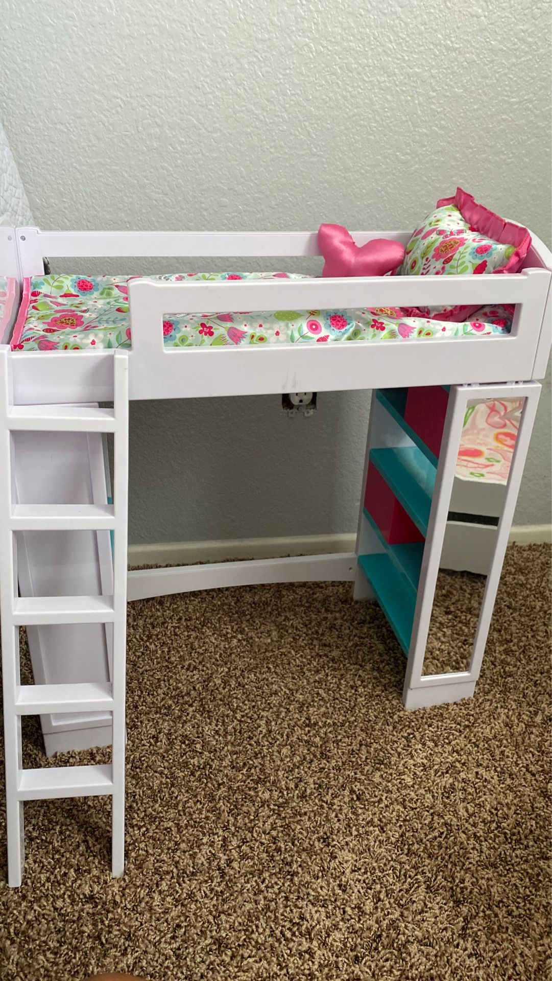 Doll bed and storage
