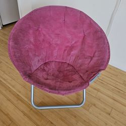 Foldable 2 Pink Chairs