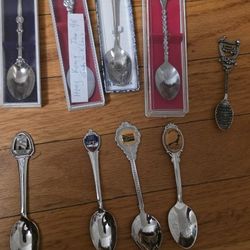 Vintage Souvenir Spoons Collection