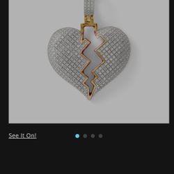 Diamond And Gold Pendent